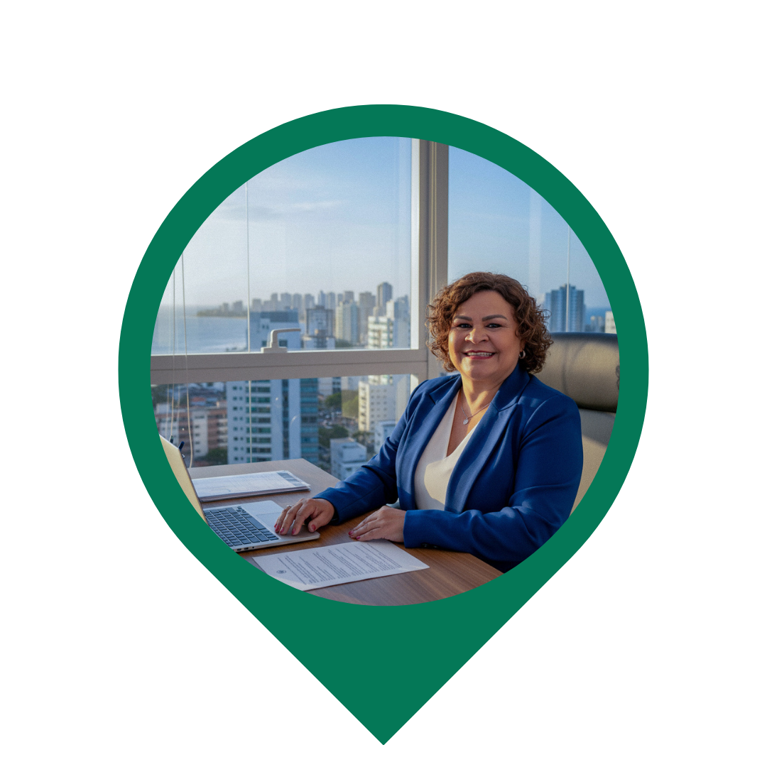 Cida, corretora de imóveis